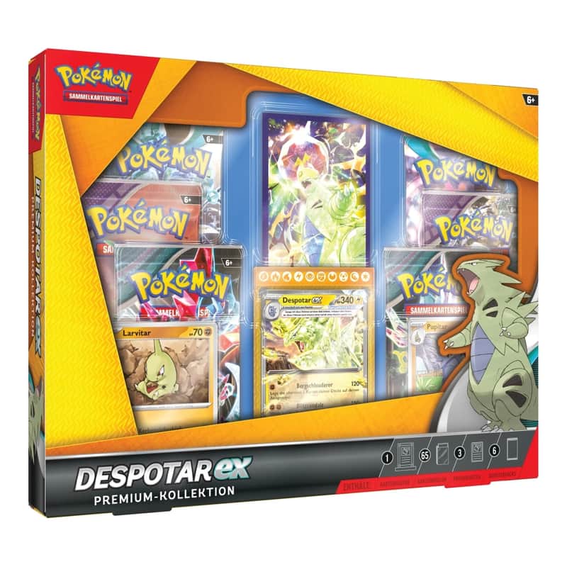 Karmesin & Purpur Produkte: Despotar ex Premium Kollektion (6 Booster)