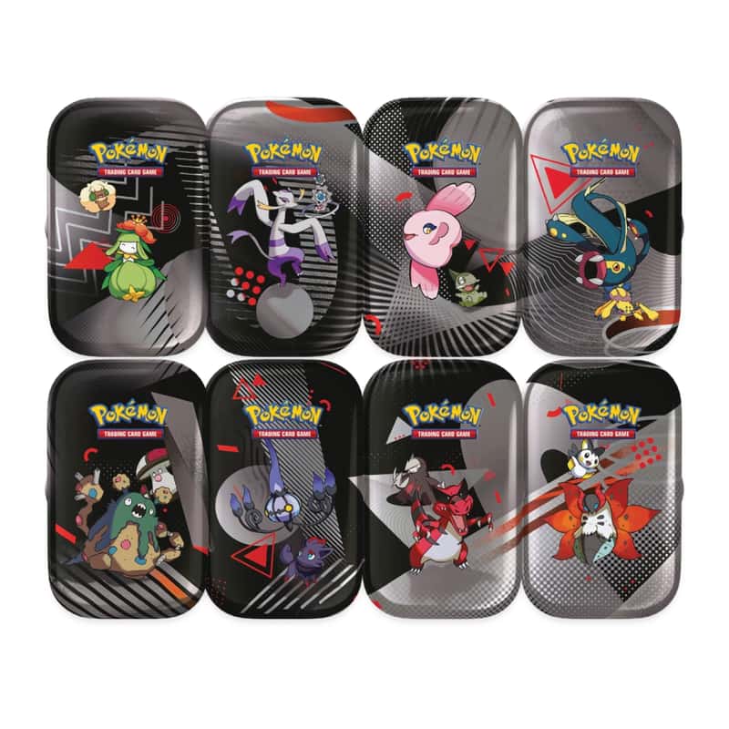 Karmesin & Purpur Produkte: "Schwarze Blitze & Weiße Flammen" - Mini Tin (2 Booster)