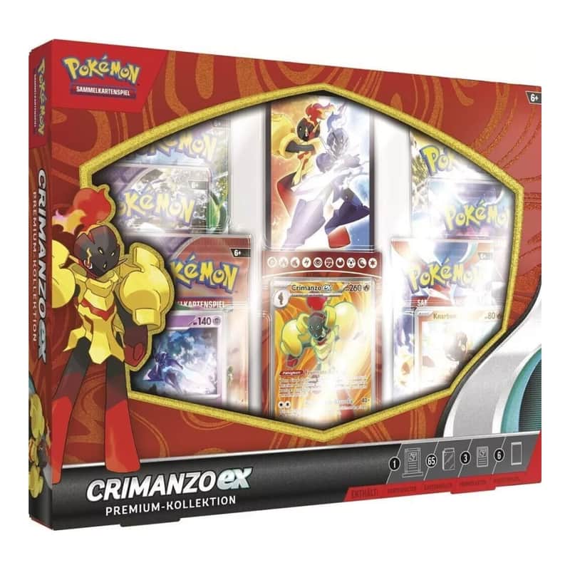 Karmesin & Purpur Produkte: Crimanzo ex Premium Kollektion (6 Booster)