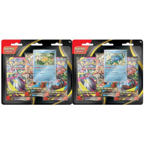 Karmesin & Purpur: "Mega-Entwicklung" - Enton / Entoron 3-Pack Blister (3 Booster)