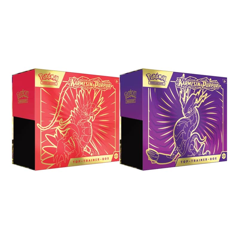 Karmesin & Purpur: "Karmesin und Purpur" - Top Trainer Box / TTB (9 Booster)
