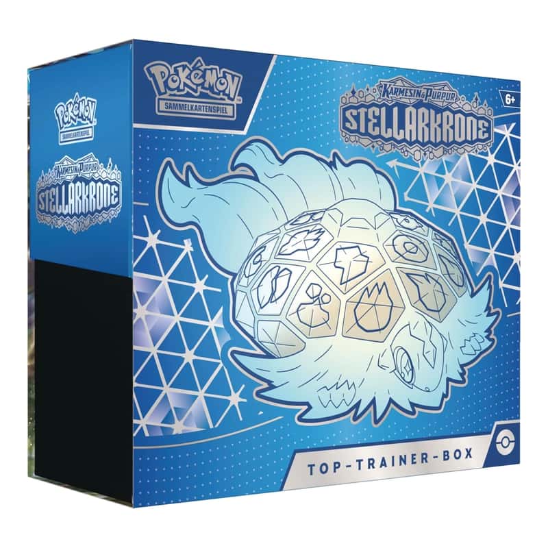 Karmesin & Purpur: "Stellarkrone" Top Trainer Box / TTB (9 Booster)