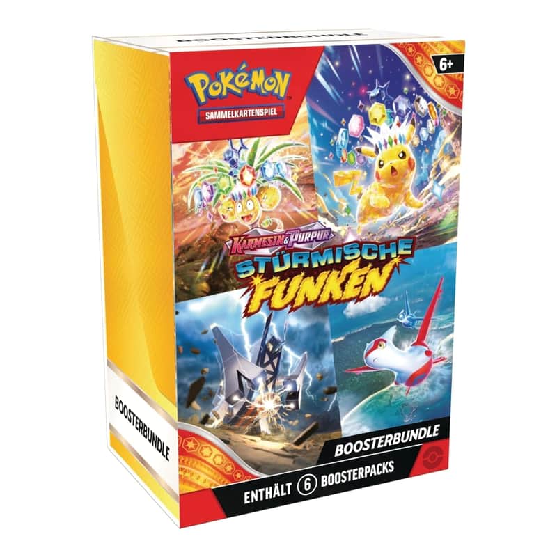 Karmesin & Purpur: "Stürmische Funken" - Boosterbundle (6 Booster)