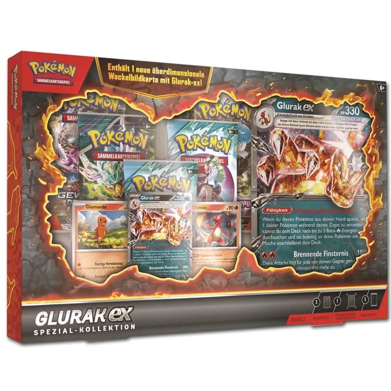 Karmesin & Purpur Produkte: Glurak ex spezial Kollektion (5 Booster)
