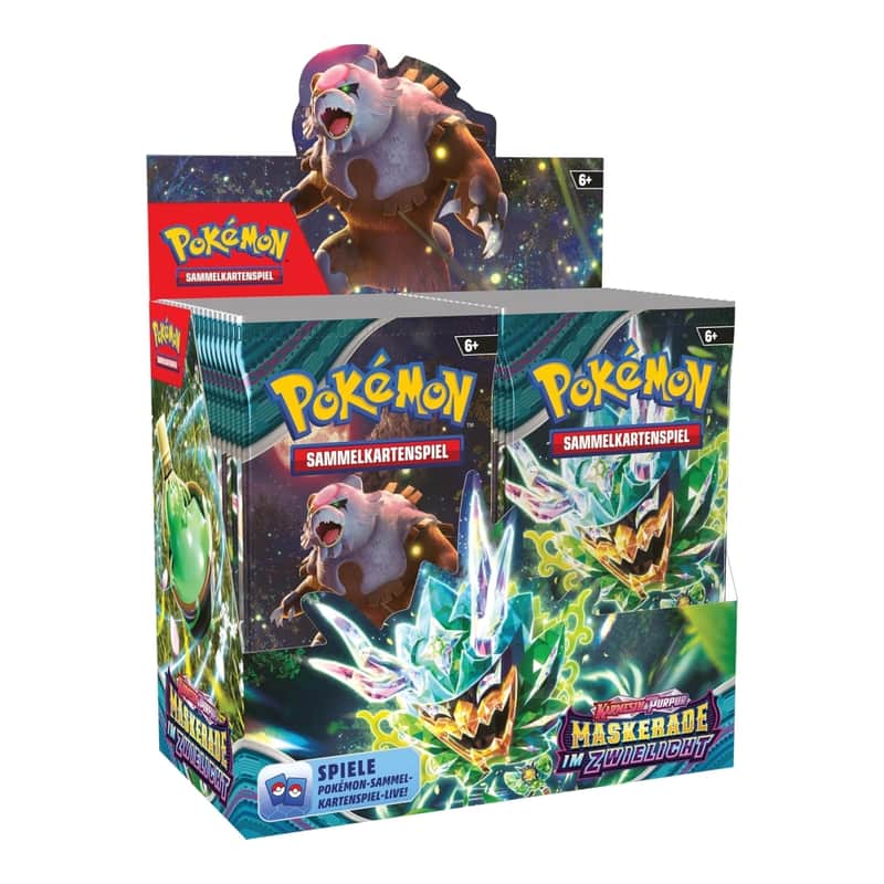 Karmesin & Purpur: "Maskerade im Zwielicht" - Booster Display (36 Booster)