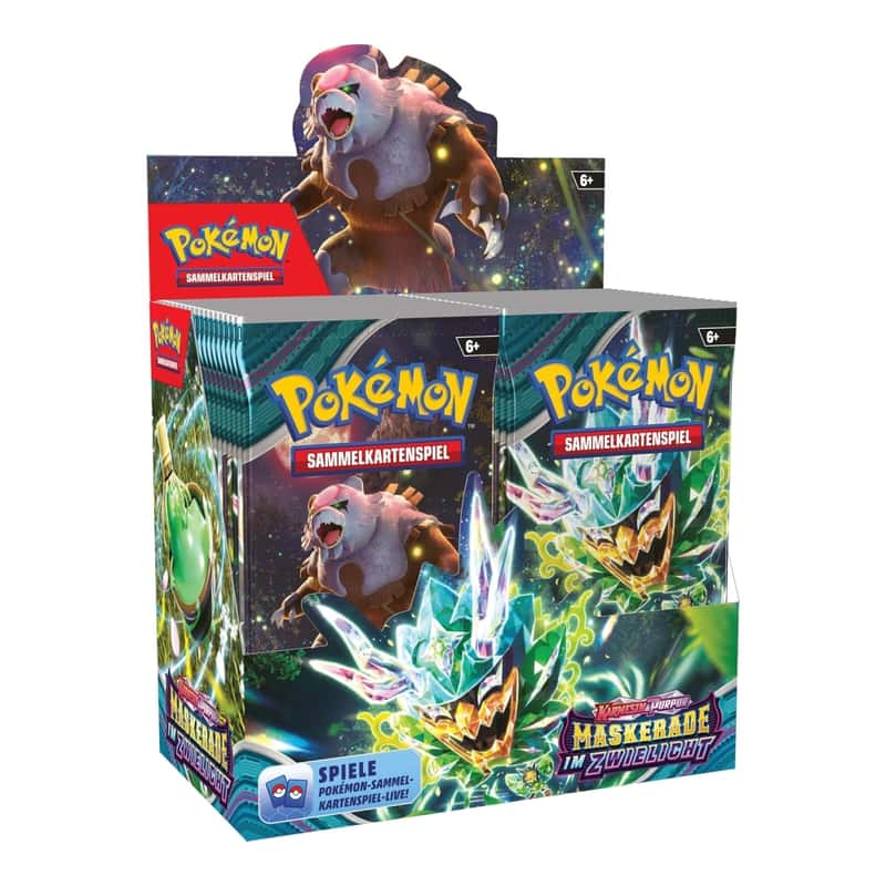 Karmesin & Purpur: "Maskerade im Zwielicht" - Booster Display (36 Booster)