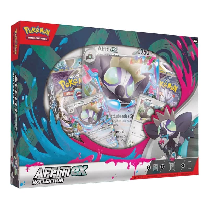 Karmesin & Purpur Produkte: Affiti ex Kollektion (4 Booster)