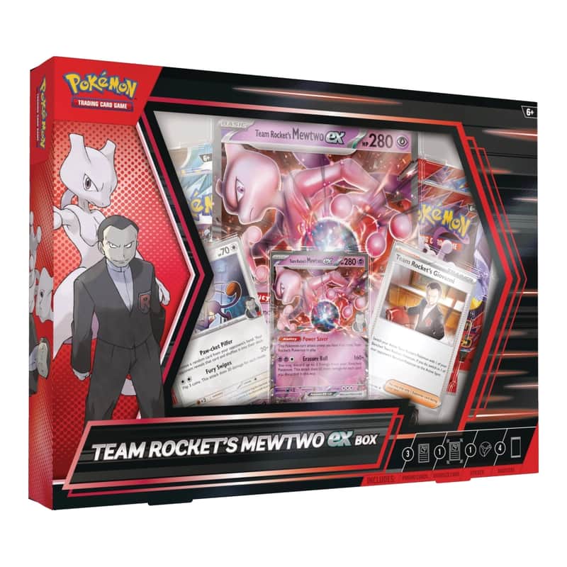 Scarlet & Violet: "Destined Rivals" - Team Rocket´s Mewtwo ex Box (4 Booster)