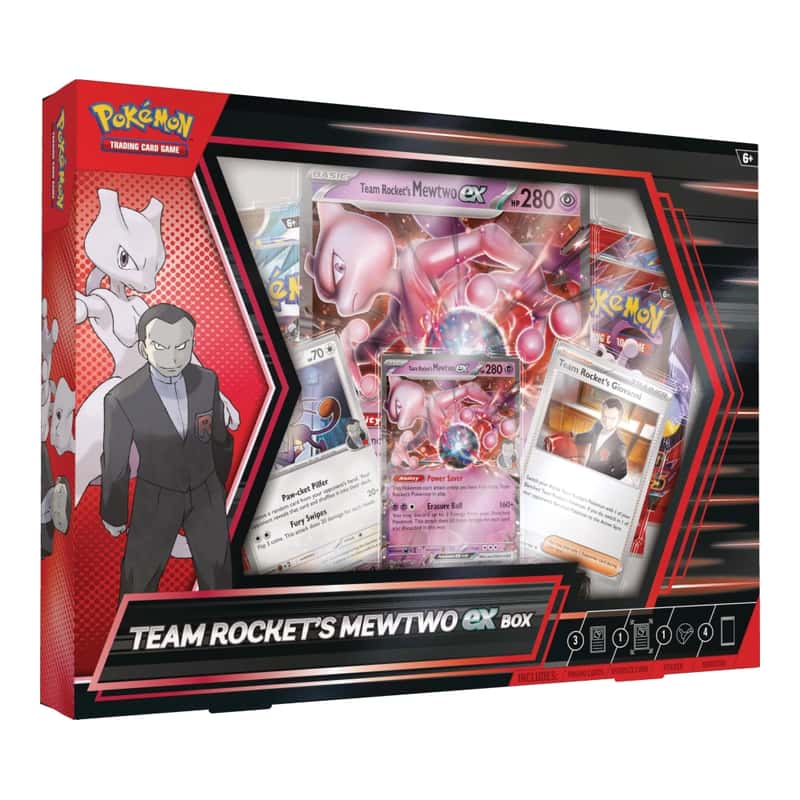 Scarlet & Violet: "Destined Rivals" - Team Rocket´s Mewtwo ex Box (4 Booster)