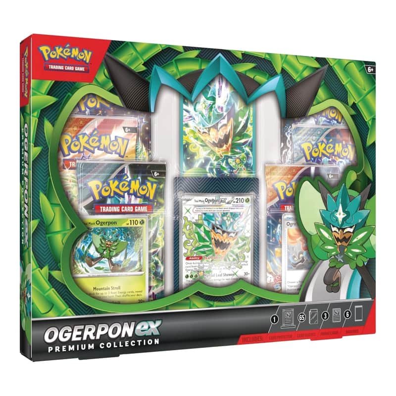 Scarlet & Violet Products: Ogerpon ex Premium Collection (6 Booster)