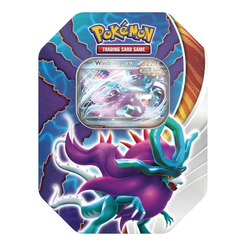 Karmesin & Purpur Produkte: Paradox Clash Tins: Windewoge ex Tin-Box (EU Version) (4 Booster)