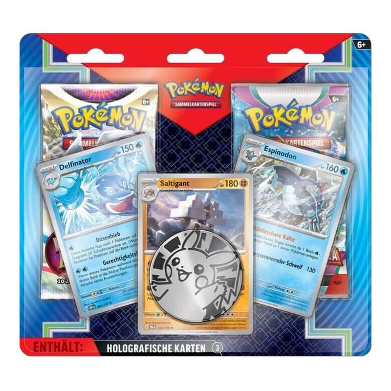 Karmesin & Purpur Produkte: Delfinator, Espinodon & Saltigant Enhanced 2-Pack Blister (2 Booster)