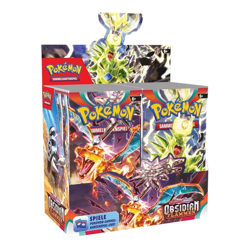 Karmesin & Purpur: "Obsidianflammen" - Booster Display (36 Booster)