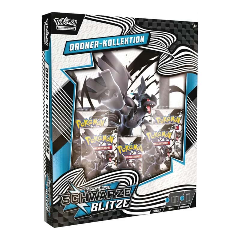 Karmesin & Purpur: "Schwarze Blitze" - Binder Kollektion (5 Booster)