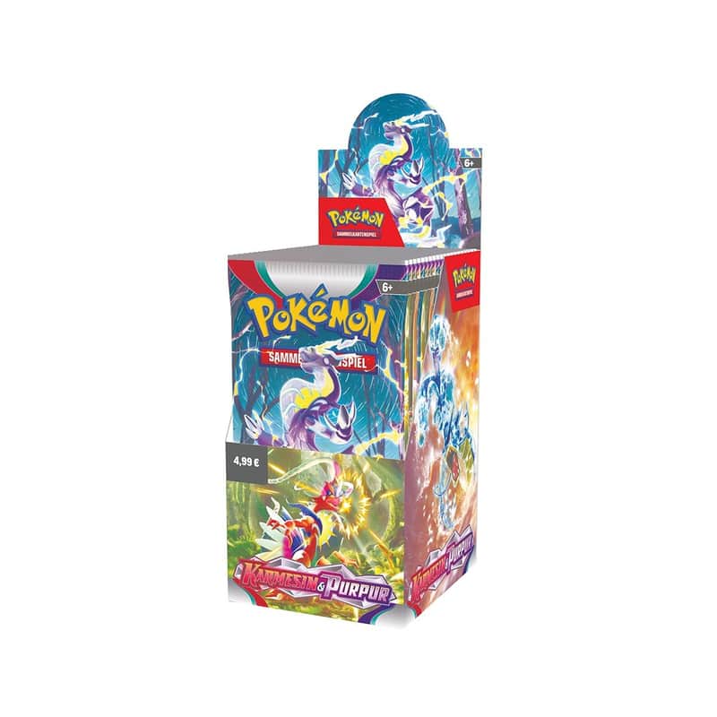 Karmesin & Purpur: "Karmesin & Purpur" - Booster Display (18 Booster)
