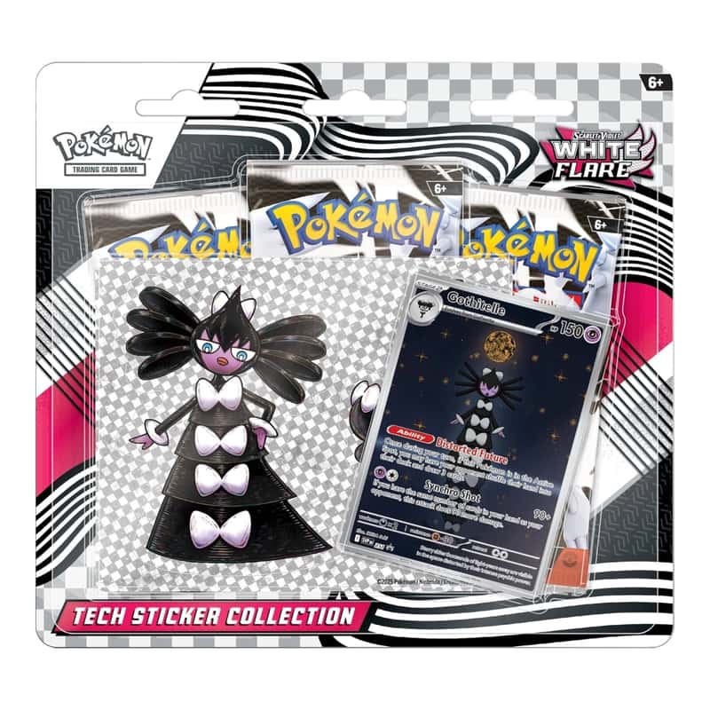Scarlet & Violet: "White Flare" - Gothitelle Tech Sticker Collection (3 Booster)