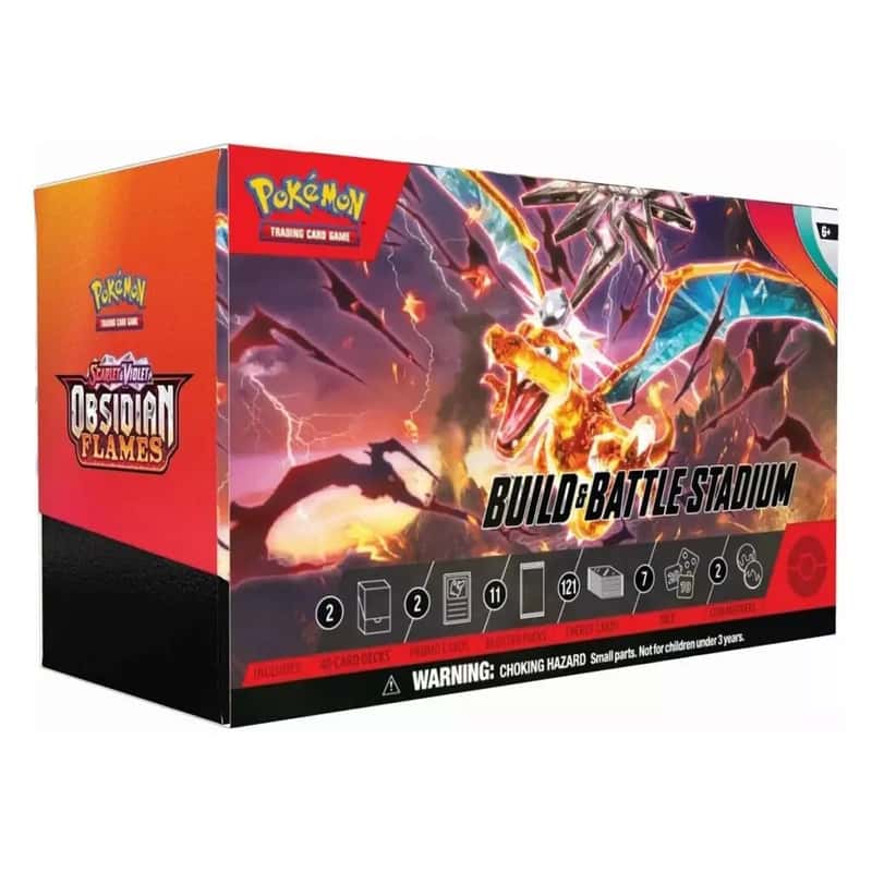 Scarlet & Violet: "Obsidian Flames" - Build & Battle Stadium Box (11 Booster)