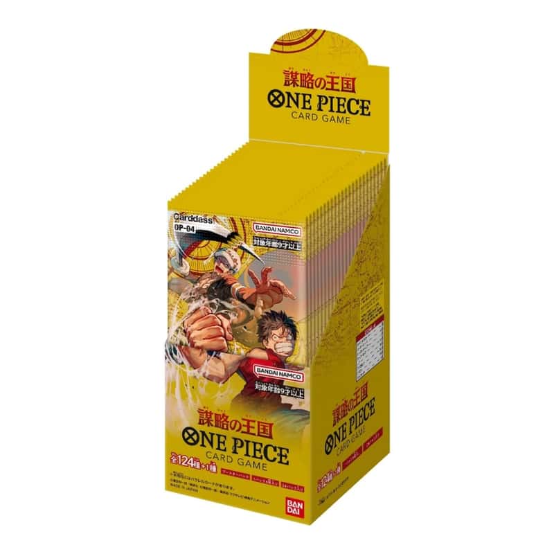 OP04 - Kingdoms of Intrigue Booster Box (Japanisch, 24 Booster)