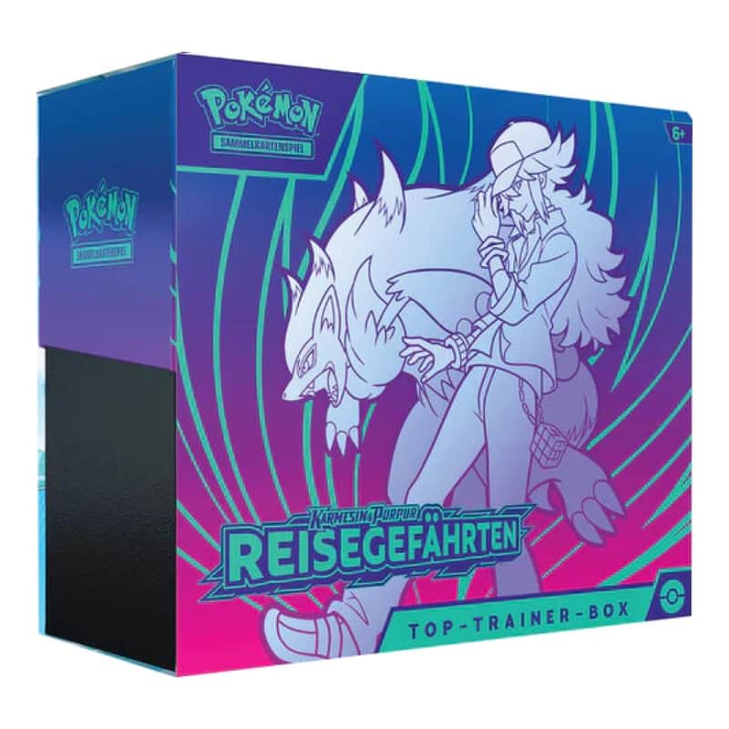 Karmesin & Purpur: "Reisegefährten" - Top Trainer Box / TTB (9 Booster)