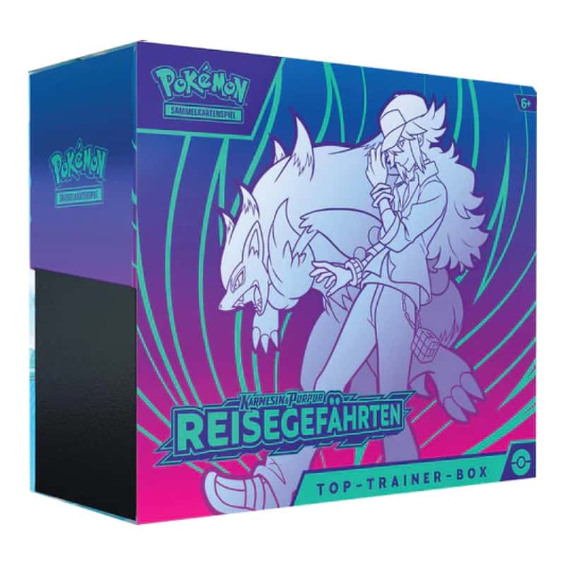 Karmesin & Purpur: "Reisegefährten" - Top Trainer Box / TTB (9 Booster)