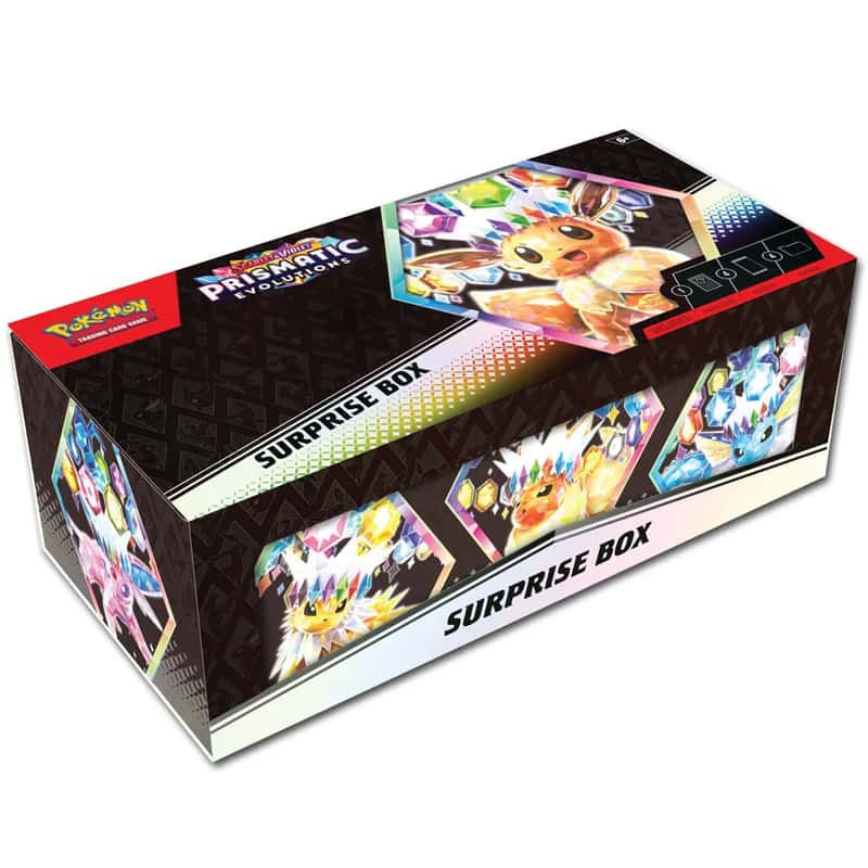 Scarlet & Violet: "Prismatic Evolutions" - Surprise Box (4 Booster)