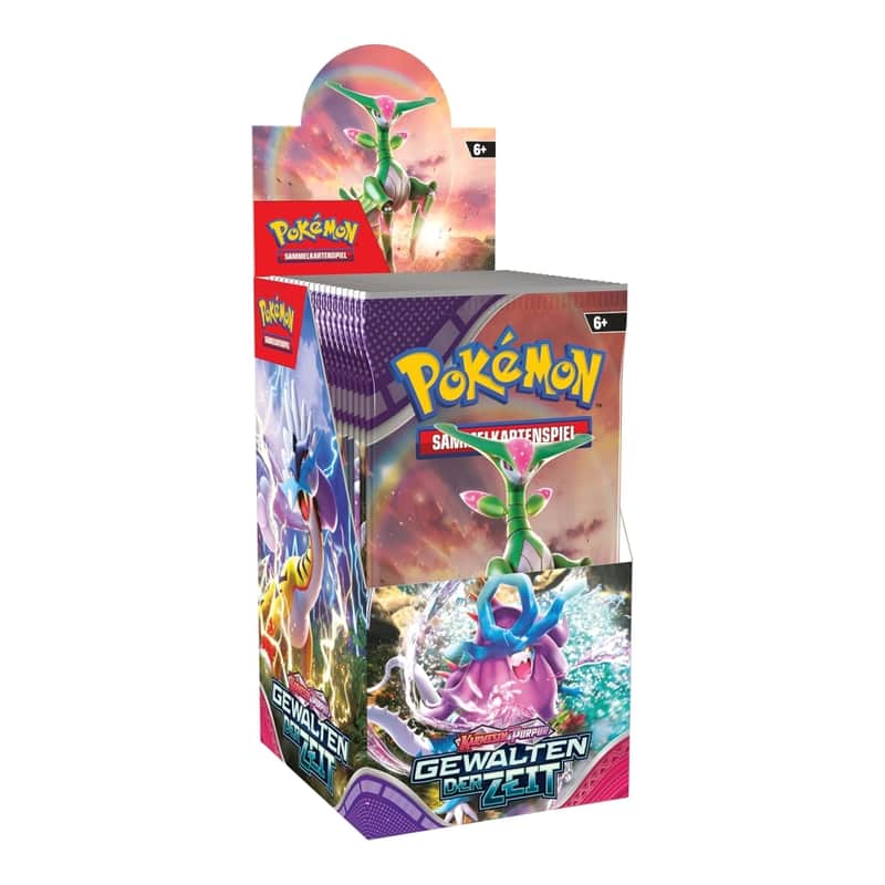 Karmesin & Purpur: "Gewalten der Zeit" - Booster Display (18 Booster)