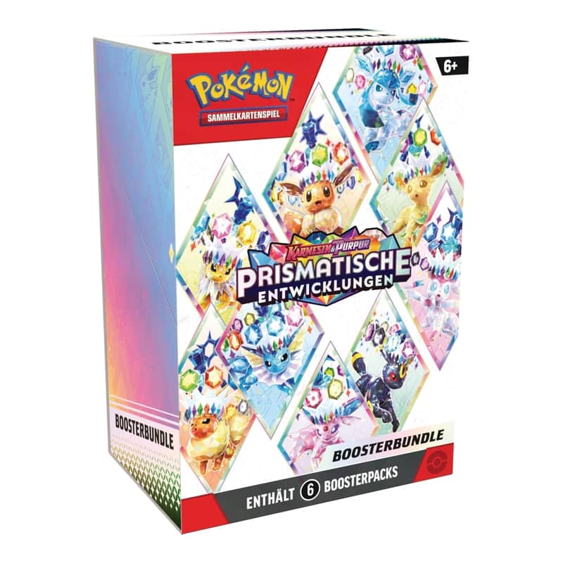 Karmesin & Purpur: "Prismatische Entwicklungen" - Boosterbundle (6 Booster)