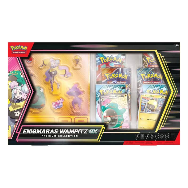 Karmesin & Purpur Produkte: Enigmaras Wampitz ex Premium Kollektion (6 Booster)