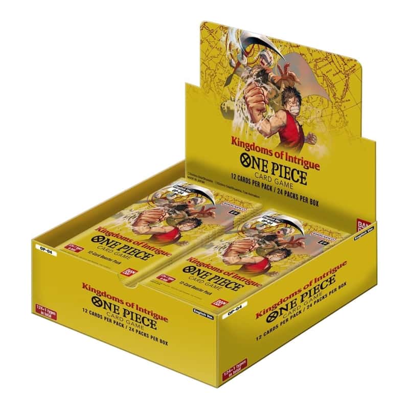 OP04 - Kingdoms of Intrigue Booster Box (Englisch, 24 Booster)