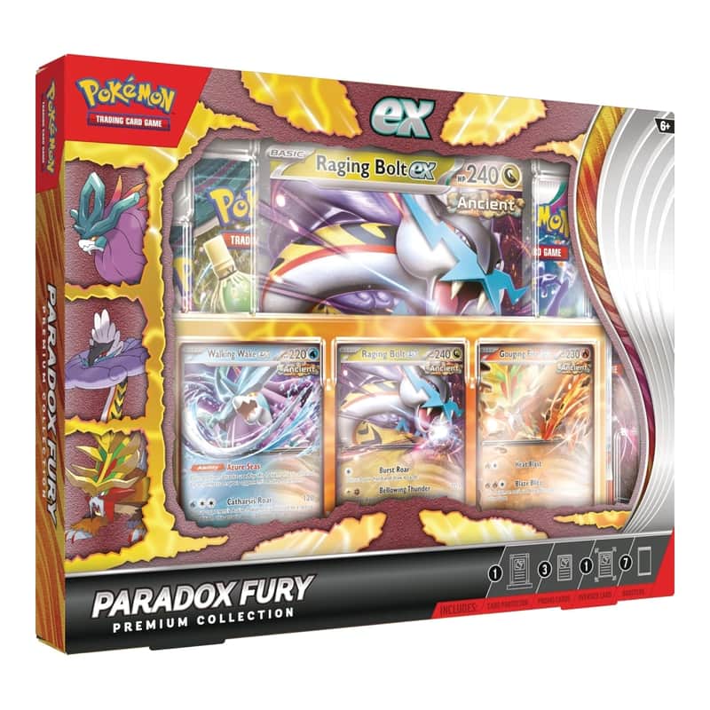 Scarlet & Violet Products: Paradox Fury Premium Collection (7 Booster)