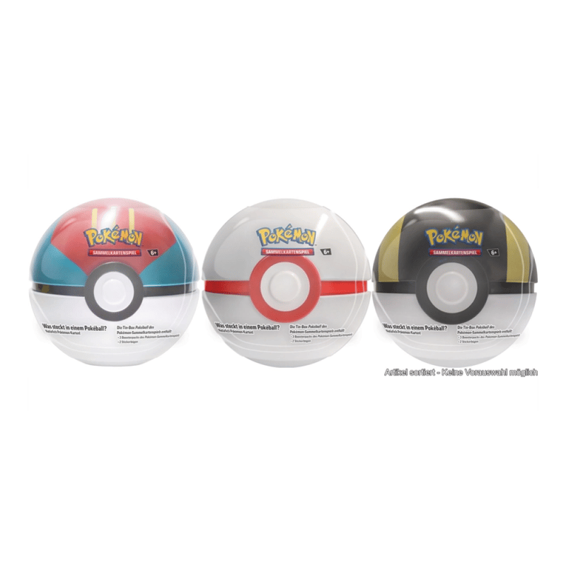 Scarlet & Violet Products: 2023 Fall Pokeball Tin-Box (3 Booster)