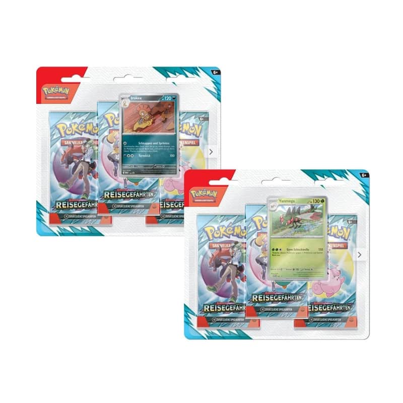 Karmesin & Purpur: "Reisegefährten" - Yanmega / Irokex 3-Pack Blister