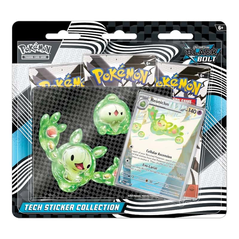 Scarlet & Violet: Black Bolt: Reuniclus Tech Sticker Collection