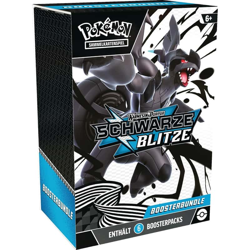 Karmesin & Purpur: "Schwarze Blitze" - Boosterbundle (6 Booster)